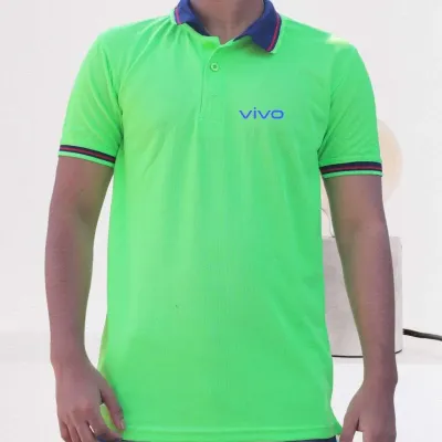 আপনার শোরুমের নামে টিশার্ট প্রিন্ট করে নিন! Mesh fabrics polo shirt tia color