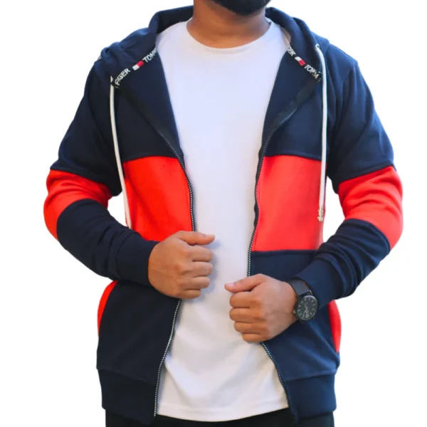 আপনার লোগো দিয়ে হুডি প্রিন্ট করে নিন। Contrast color NB Hoodie